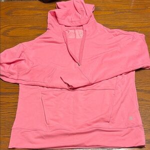 Apana Pink Textured Hoodie